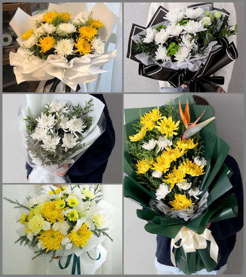 安徽安庆市潜山县天柱山镇白事花束代送